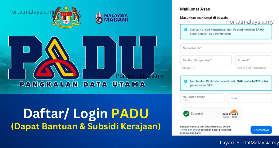 Padu Login 2024 – Malaysia Madani