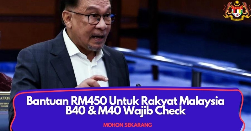 Bantuan Terbaru Tahun 2024 ~ Permohonan RM450 Sebulan Untuk Anda!!
