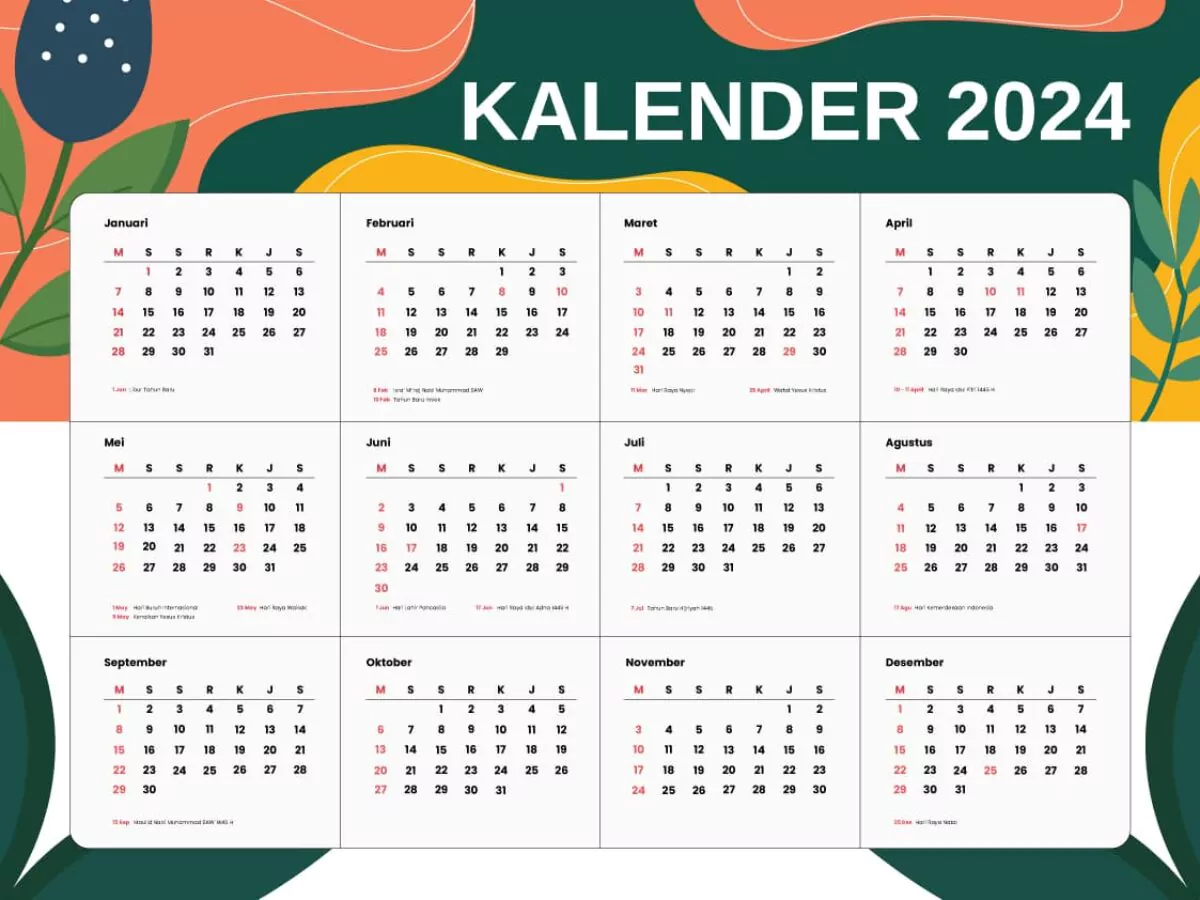 Kalendar 2024 : Tarikh Cuti Umum & Cuti Sekolah KPM