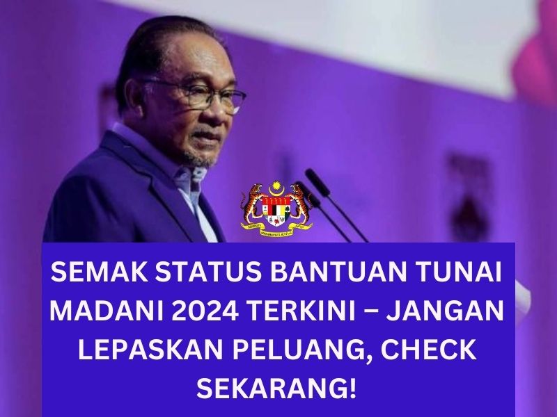 SEMAK STATUS BANTUAN TUNAI MADANI 2024 TERKINI – JANGAN LEPASKAN PELUANG, CHECK SEKARANG!