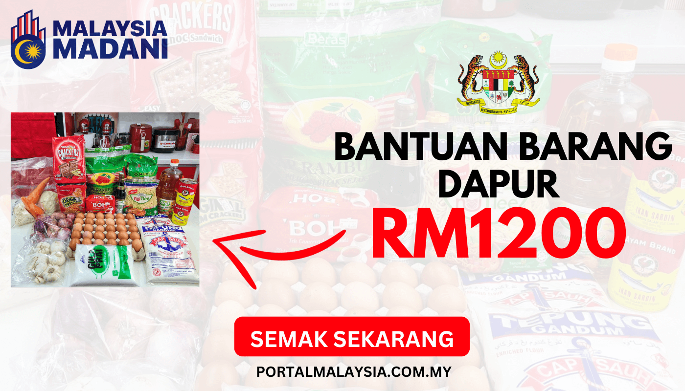 bantuan barang dapur rm1200